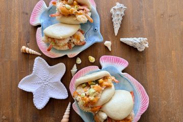 Bao buns met kokosgarnalen