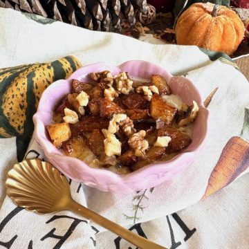 overnight oates met gebakken appel